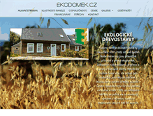 Tablet Screenshot of ekodomek.cz